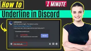 How to underline in discord 2024 | How to 1 minute