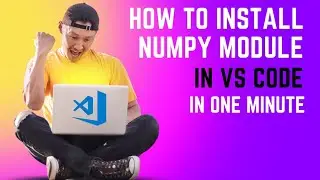 How to install numpy module in VS Code 