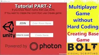 Multiplayer Game Using Unity VisualScripting and Photon || Making base game