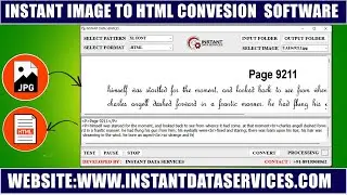 Convert any Data Entry Image to HTML  Conversion Software  No Typing