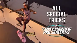 TONY HAWKS PRO SKATER 1 + 2: All Special Tricks!