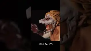 Jaw Titan Falco Sculpture 