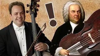 Max Dimoff plays Bach on double bass!