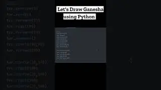 Lets Draw Ganesha using python turtle- Happy Ganesh Chaturthi 🎉