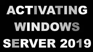 activating windows server 2019
