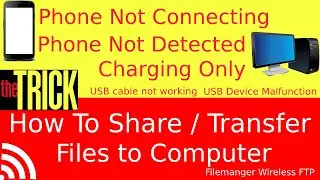 ✓How to transfer files from android phone to pc wireless without usb cable | buitin ftp