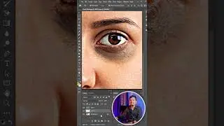How to Remove Dark Circle in Photoshop  #photoediting #photoshoptricks #photoshopedit #photoshop