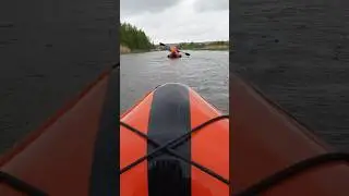 Атмосферное (с осадками) видео с нашего сегодняшнего (11.05.24) пакрафт-сплава по Сердобе.