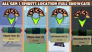 All Gen 3 Tailed Beast Spawn Location SHOWCASE | Shindo Life All Gen 3 Tailed Beast Spawn Location