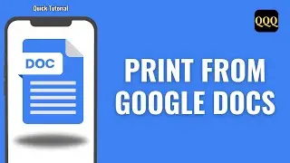 How To Print From Google Docs