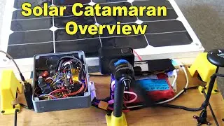 Solar Powered Autonomous Catamaran - Overview video