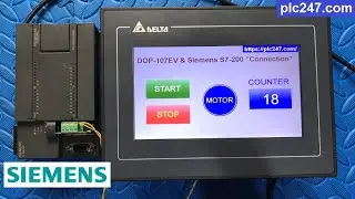 Delta HMI & Siemens S7-200 