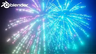 How to Make a Realistic Firework Animation in Blender | Easy Tutorial