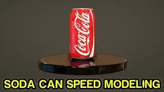 Soda Can - Autodesk Maya Speed Modeling - FMS