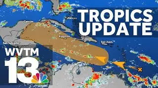 Tropical Waves track across the Atlantic Ocean as the peak of hurricane season approaches.