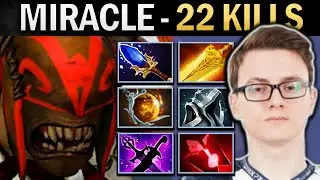 Bloodseeker Dota Gameplay Miracle with 22 Kills and Radiance