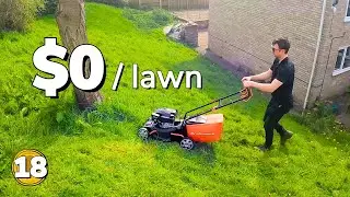 I Mowed People's Lawns FOR FREE!