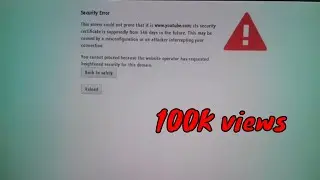 sony smart tv youtube security error solved