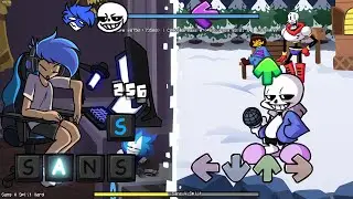 FNF - Sans X Split Remix (FC) (Bob And Bosip Mod) (FNF Mods)