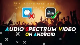 Best Audio Visualizer App | Audio Spectrum Video Make On Android | How To Make Audio Spectrum Video.