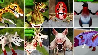 Zoochosis All Animals Monsters Morphs | Roblox Zoochosis Morphs All Animals Showcase