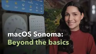 Overview of new on macOS Sonoma features with Marina Monteiro