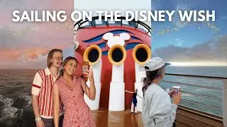 DISNEY WISH CRUISE - LET'S SET SAIL! Embarkation day on the Wish, exploring the ship, stateroom tour