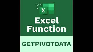 The Learnit Minute - GETPIVOTDATA Function #Excel #Shorts