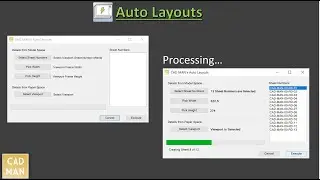 AutoCAD Sheet Layouts by Automation