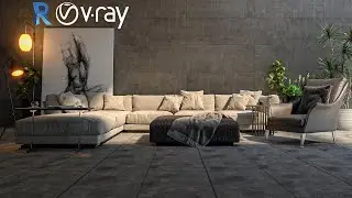 Vray for Revit - Concrete Interior rendering #6