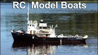 RC model boat montage Autumn 2022