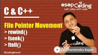 File Pointer Movement | rewind() , fseek() and ftell function | C/C++ tutorial - #Lecture142