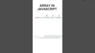 javascript array | How to use array in javascript