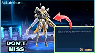 NEW EVENT FREE LESLEY STELLARIS GHOST EPIC SKIN | MLBB