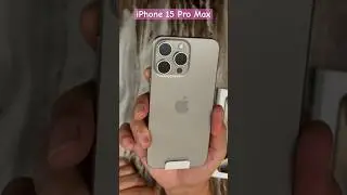 iPhone 15 Pro Max Natural Titanium - #apple #iphone #iphone15promax