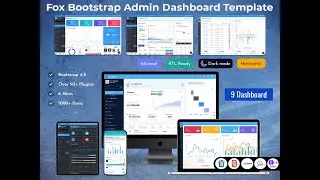 One of The Best Responsive Bootstrap 5 Admin Template – Fox Admin