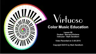 Virtuoso Color Music Education - Piano Lesson 66 - 03-06-2015 - via Skype Online