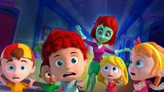 Run Schoolies Run | Halloween Cartoon Songs For Children | Videos by Kids Channel