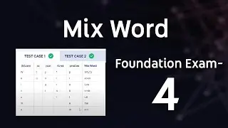 Mix Word | Foundation Exam 4 | Write a program to mix the words | ccbp python Assignment Expert