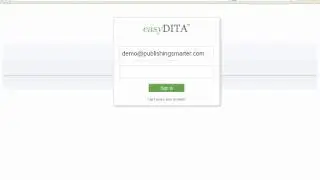 easyDITA 001: Login