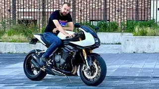 Triumph Speed Triple 1200 RR - Лучший ретро-супербайк. Подробный обзор и тест-драйв.
