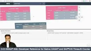 3-D HANA® Developer Reference for Native HANA® and SAPUI5 App with ThreeJS