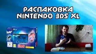 Распаковка Nintendo 3DS XL