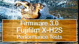 Fujifilm X-H2S Firmware 3.0 - Performance Tests