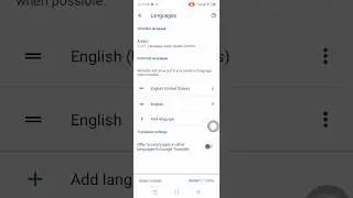 How to change google chrome language in mobile