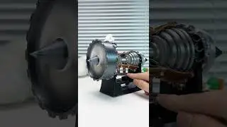 High performance aircraft turbofan engine model