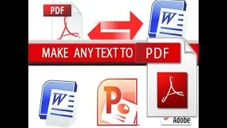 How to Make pdf with any text or image  Best way to convert text to PDF Online