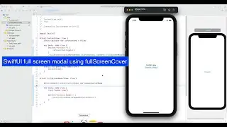 SwiftUI full screen modal using fullScreenCover