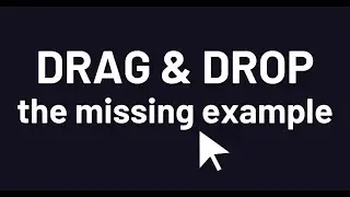 Drag and Drop in React - the missing example