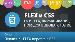 Лекция 1.7 - Web - Flex верстка в CSS. Модель Flexbox на HTML страницах